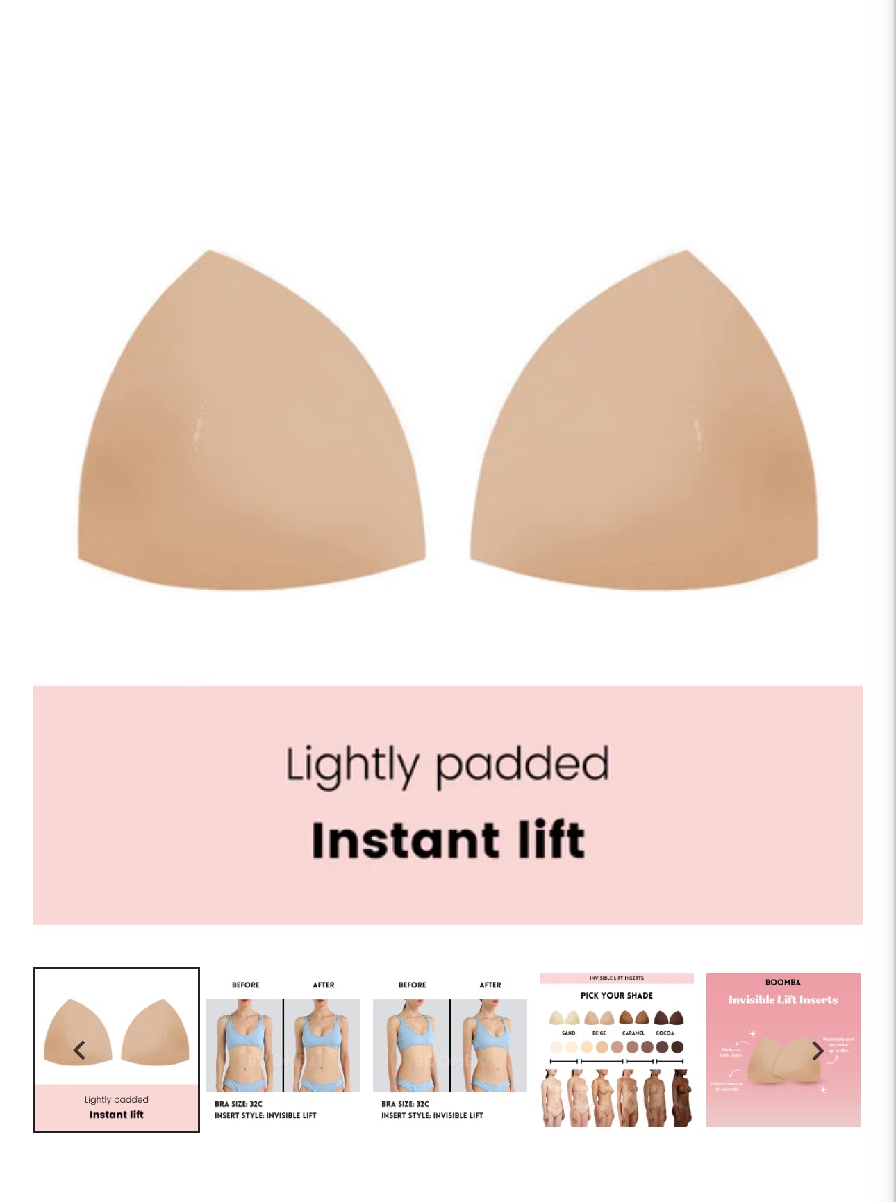 Boomba Invisible Lift Inserts – Kate and Hale Shop