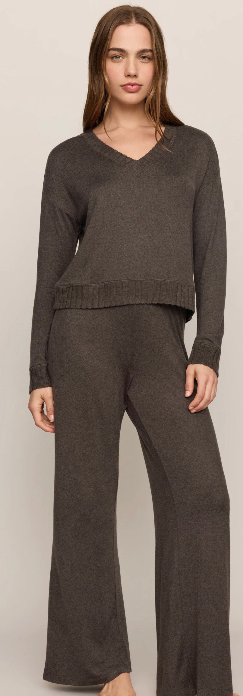 ZLP Dawn Smocked Pant Cocoa Bean