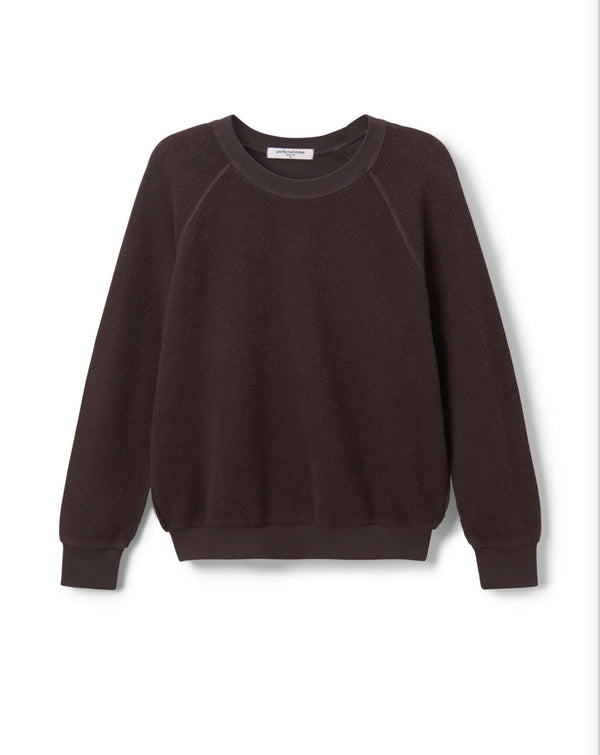 T94-Ziggy Reverse Fleece Sweatshirt- Cocoa