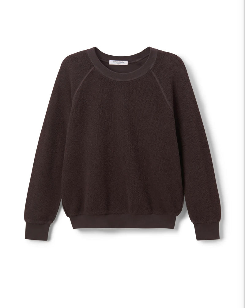 T94-Ziggy Reverse Fleece Sweatshirt- Cocoa