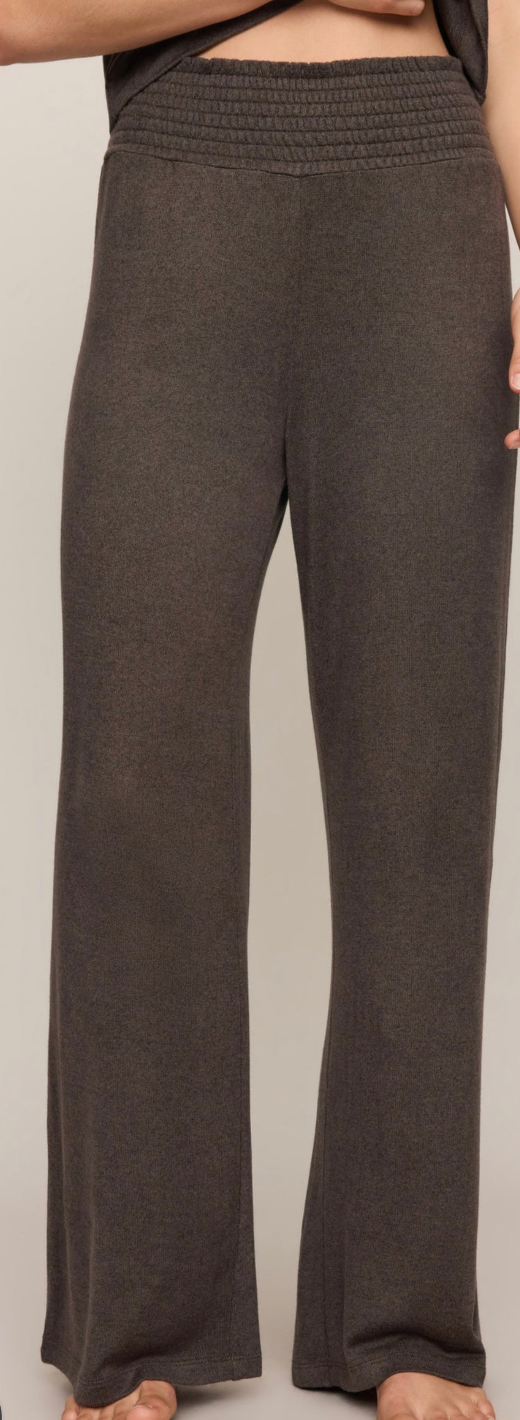 ZLP Dawn Smocked Pant Cocoa Bean