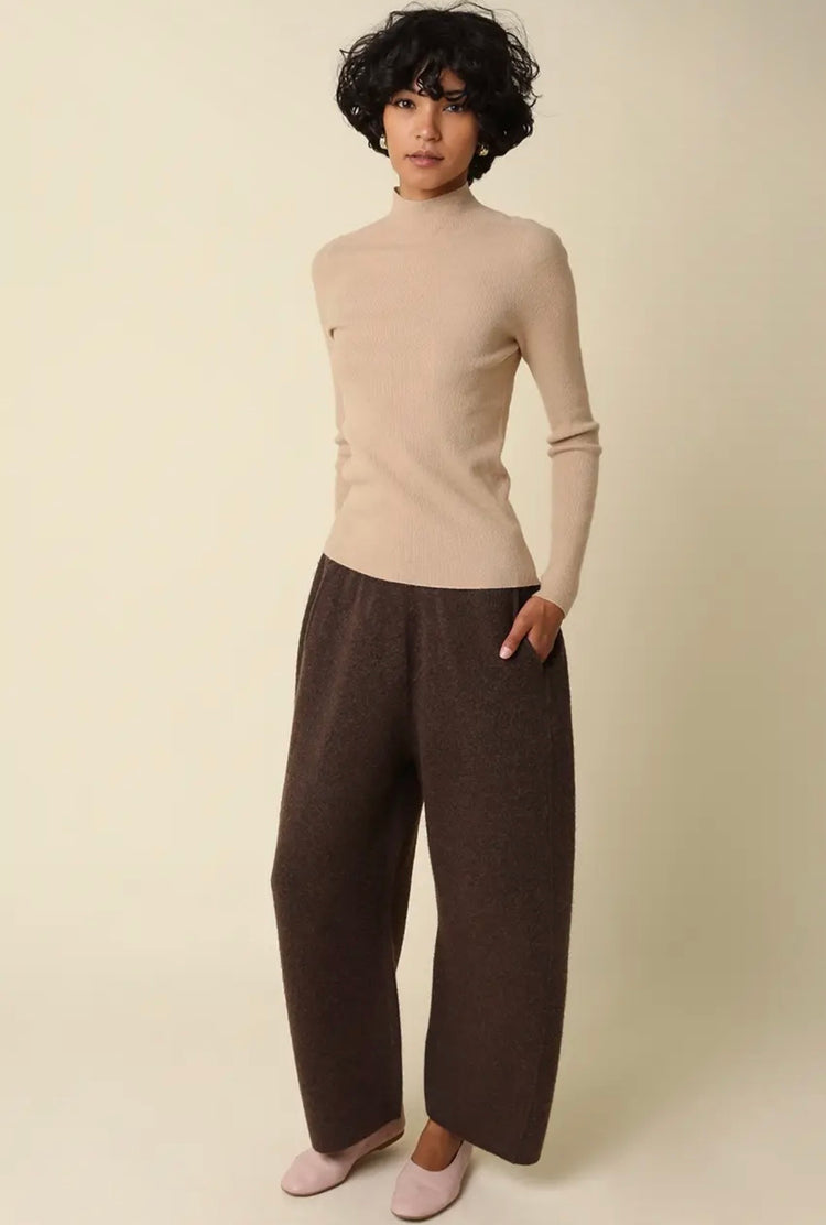 Romy Mock Neck Knit Sweater