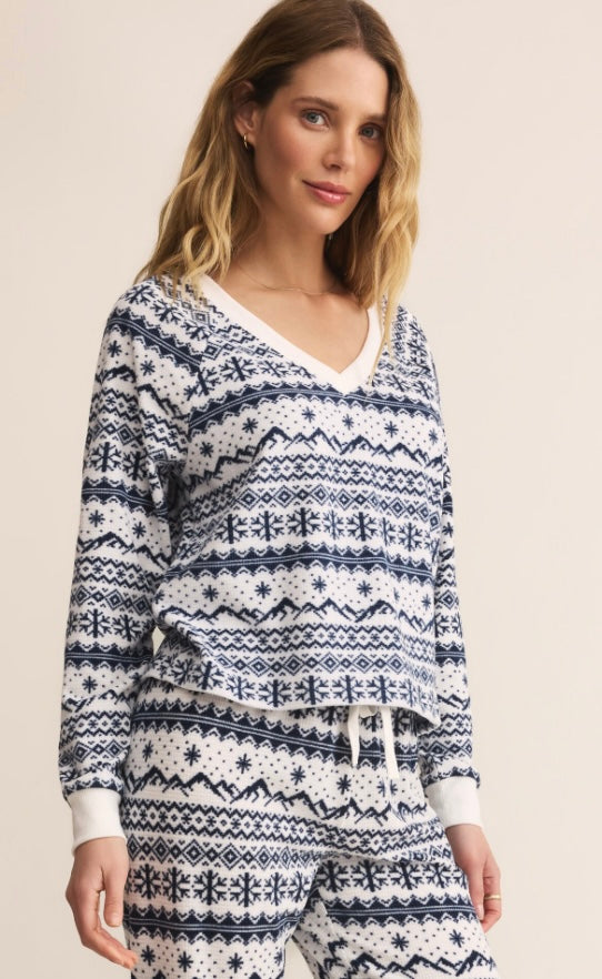 ZLT254751 Slopes Fairisle LS Top