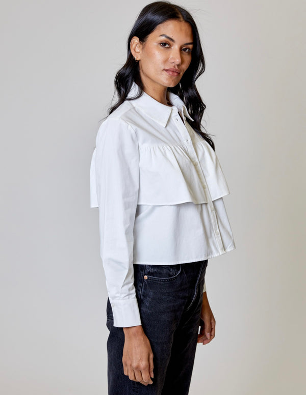 OMS0112005 Ruffle Blouse