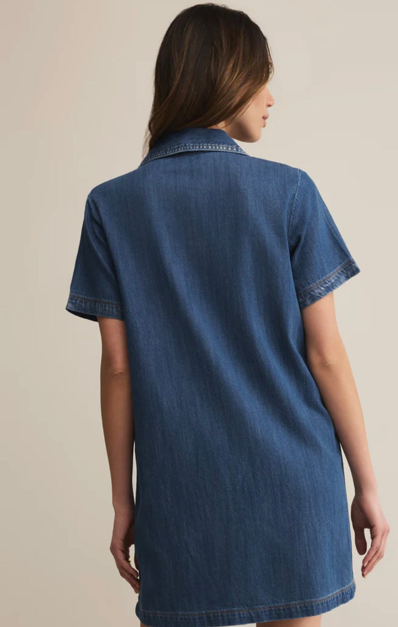 ZD253307 Authentic Denim Mini Dress