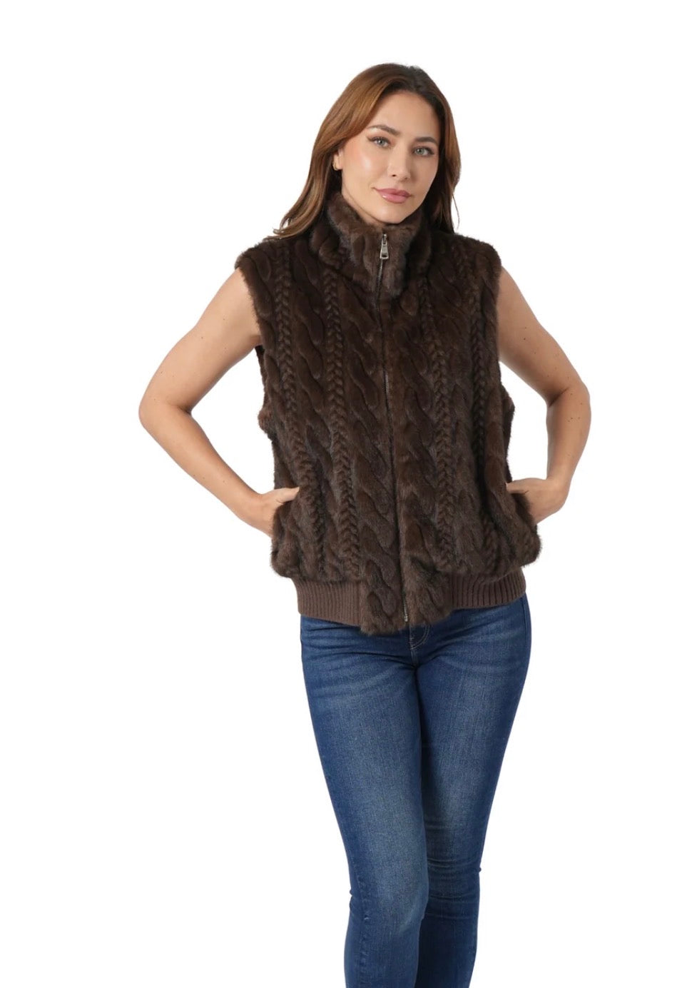 Jill Faux Fur Vest