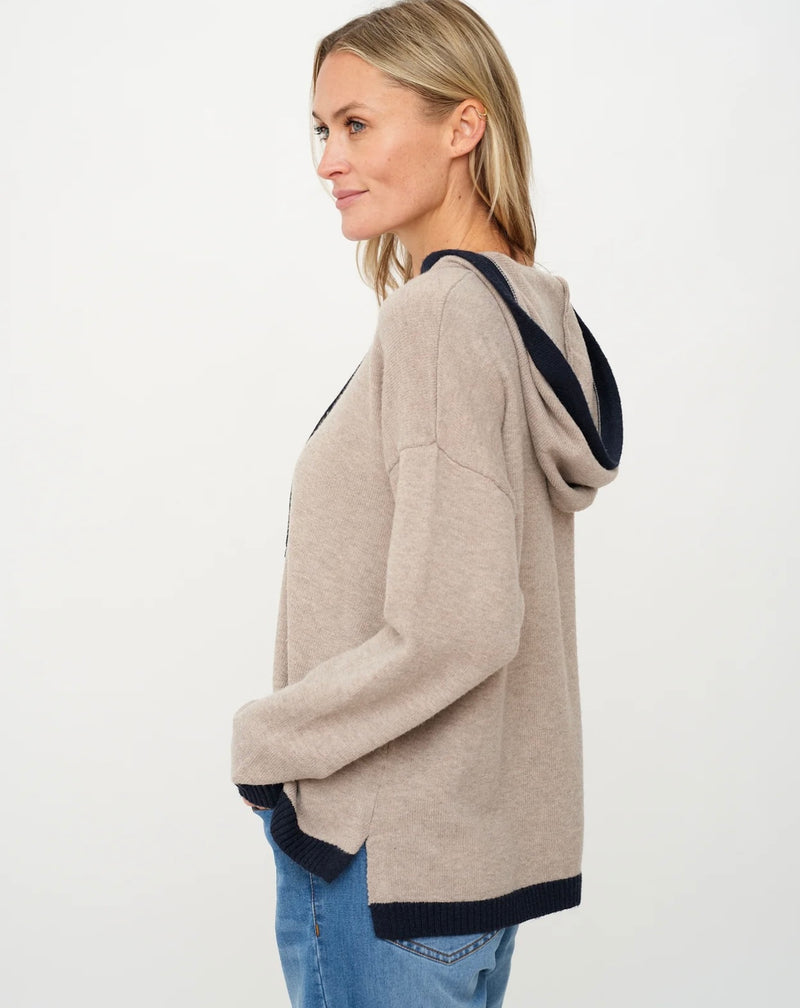 SF1388 Jessie Colorblock Sweater Hoodie