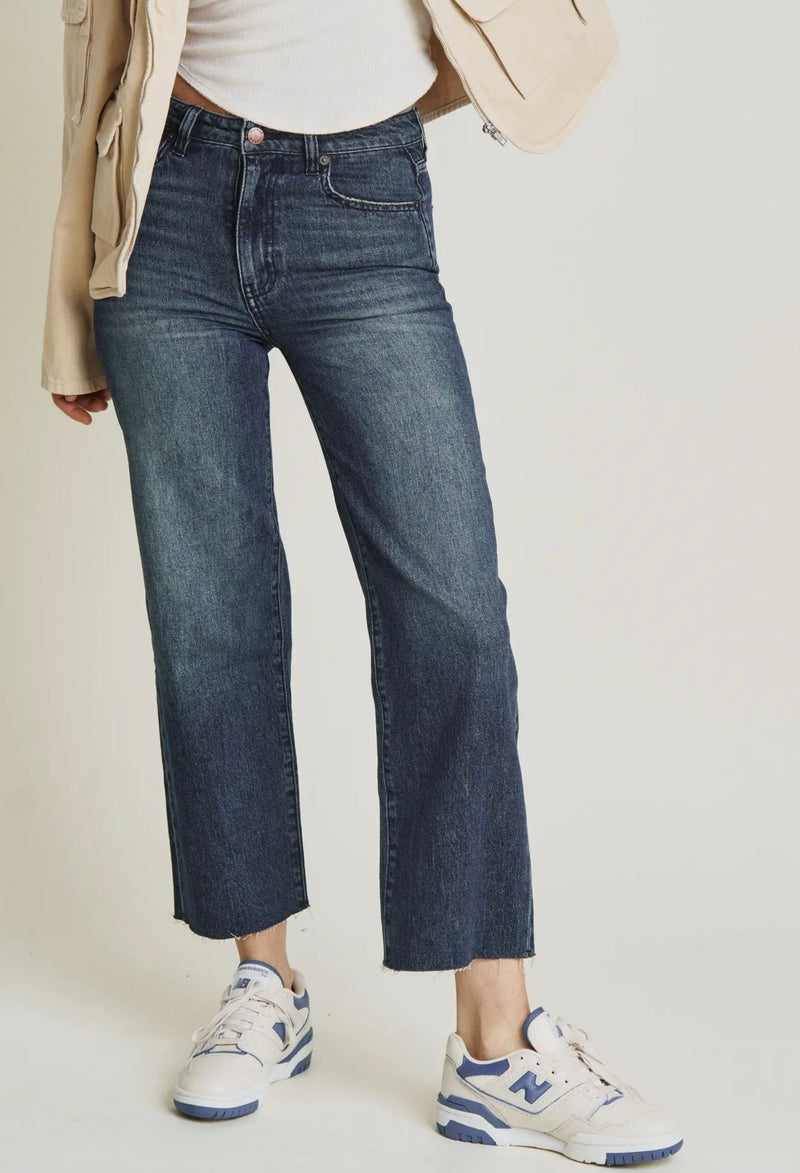 WFK-14 Aberdeen HR Wide Leg- Dark Blue