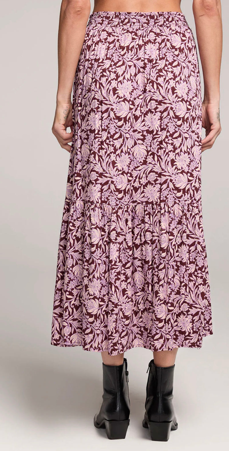 S3705-W694 Dagny Midi Skirt