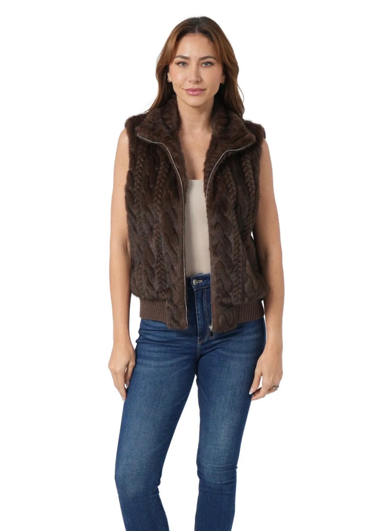 Jill Faux Fur Vest