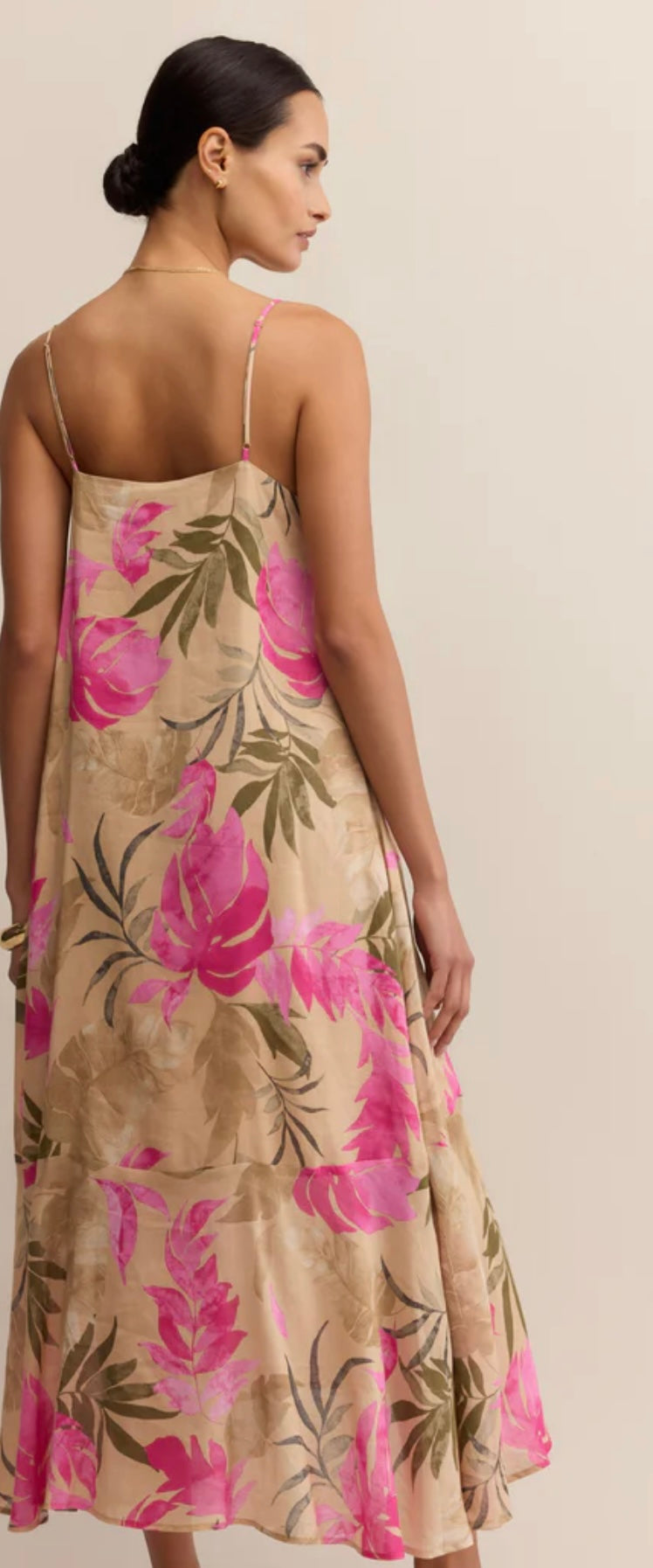 ZD253184 Benson Ula Tropical Midi Dress
