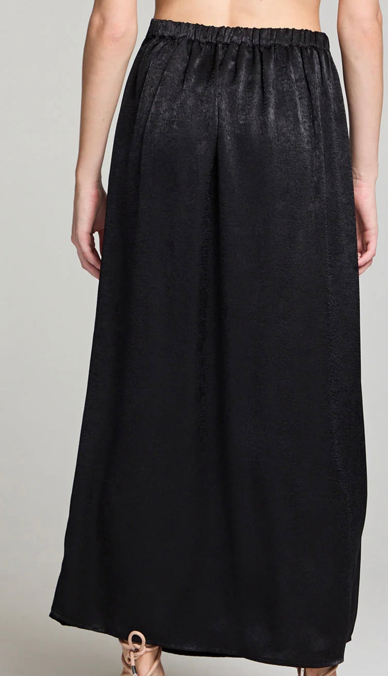 S3505 Satin Midi Skirt