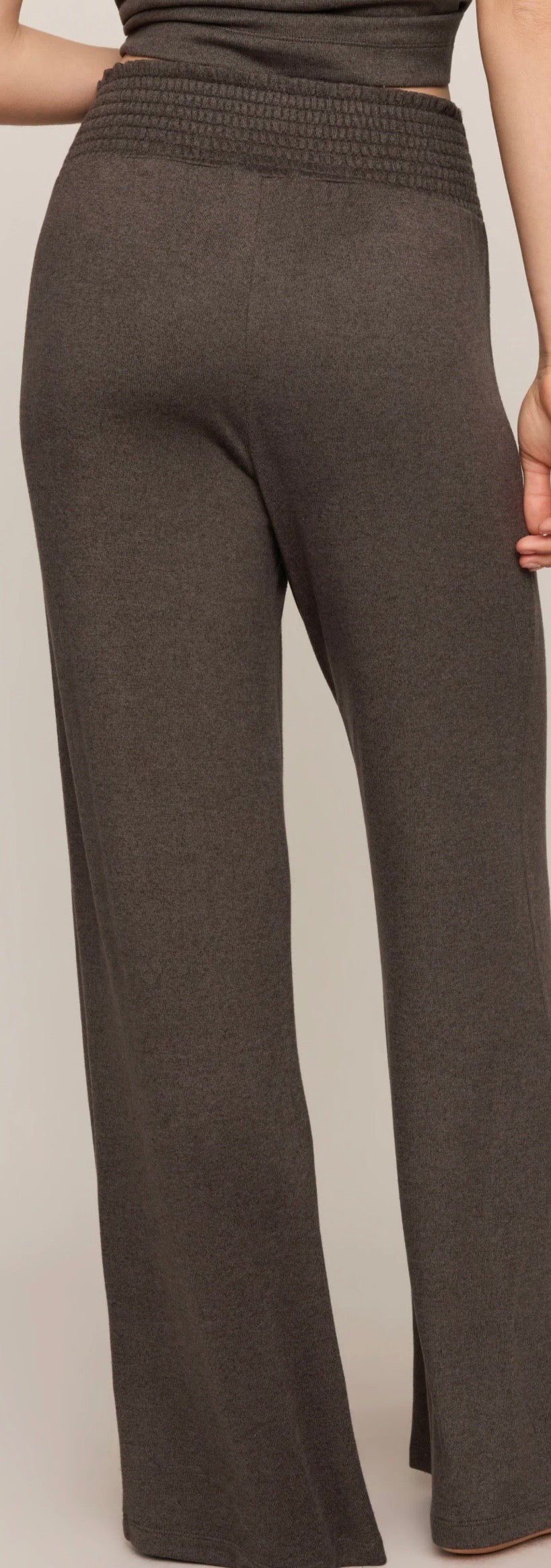 ZLP Dawn Smocked Pant Cocoa Bean