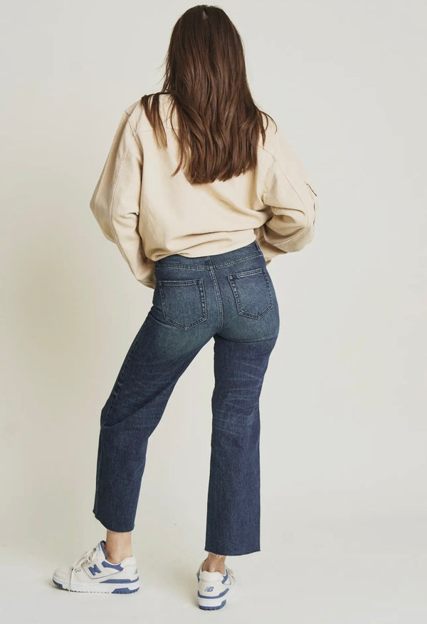 WFK-14 Aberdeen HR Wide Leg- Dark Blue