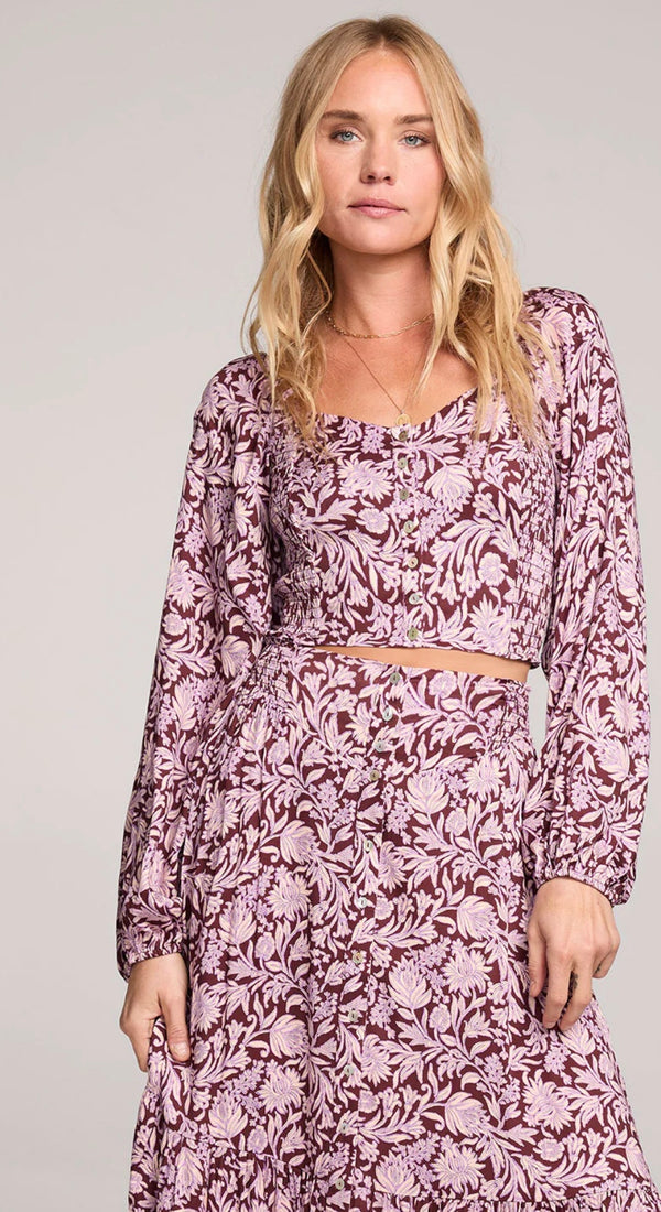 S3778-W694 Cordell Cropped Blouse