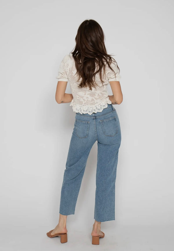 WFK-14-137 Aberdeen Ankle Crop HR Jean -Classic Vintage