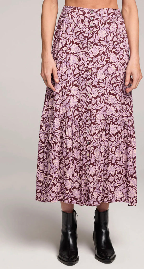 S3705-W694 Dagny Midi Skirt