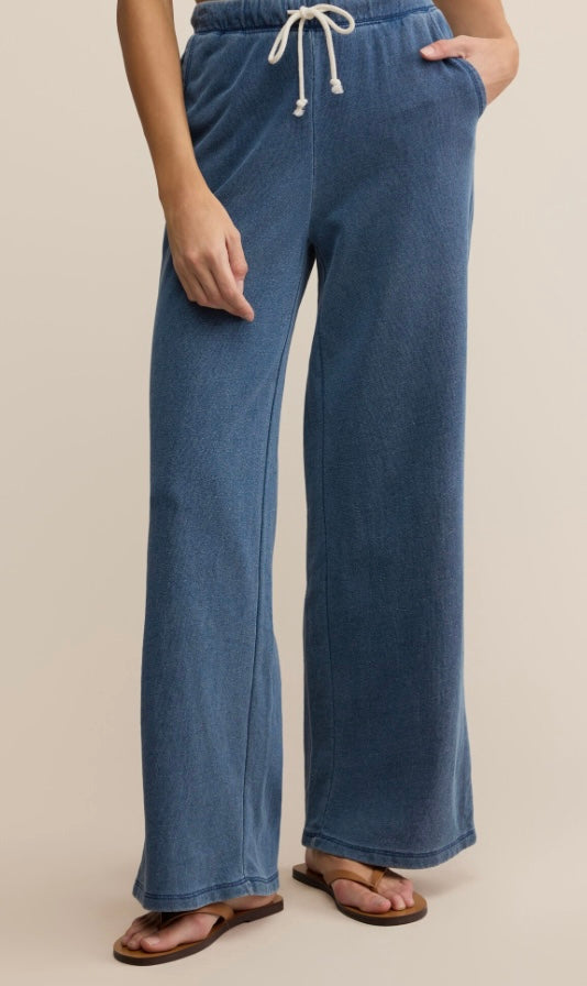 ZP253843 Hunter Knit Denim Pant -Vintage Indigo