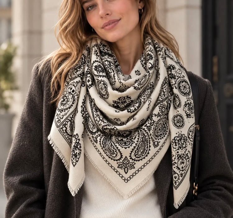 K18 Large Square Paisley Bandana