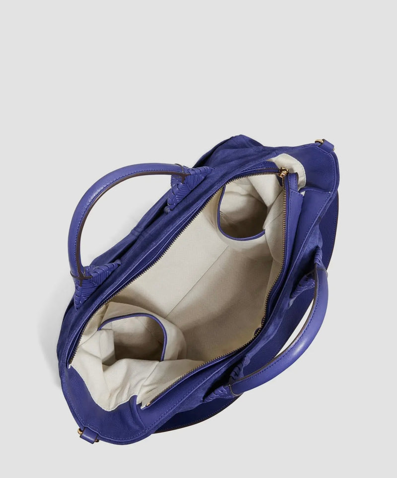 All For Love Convertible Top Zip Tote Dusk Suede