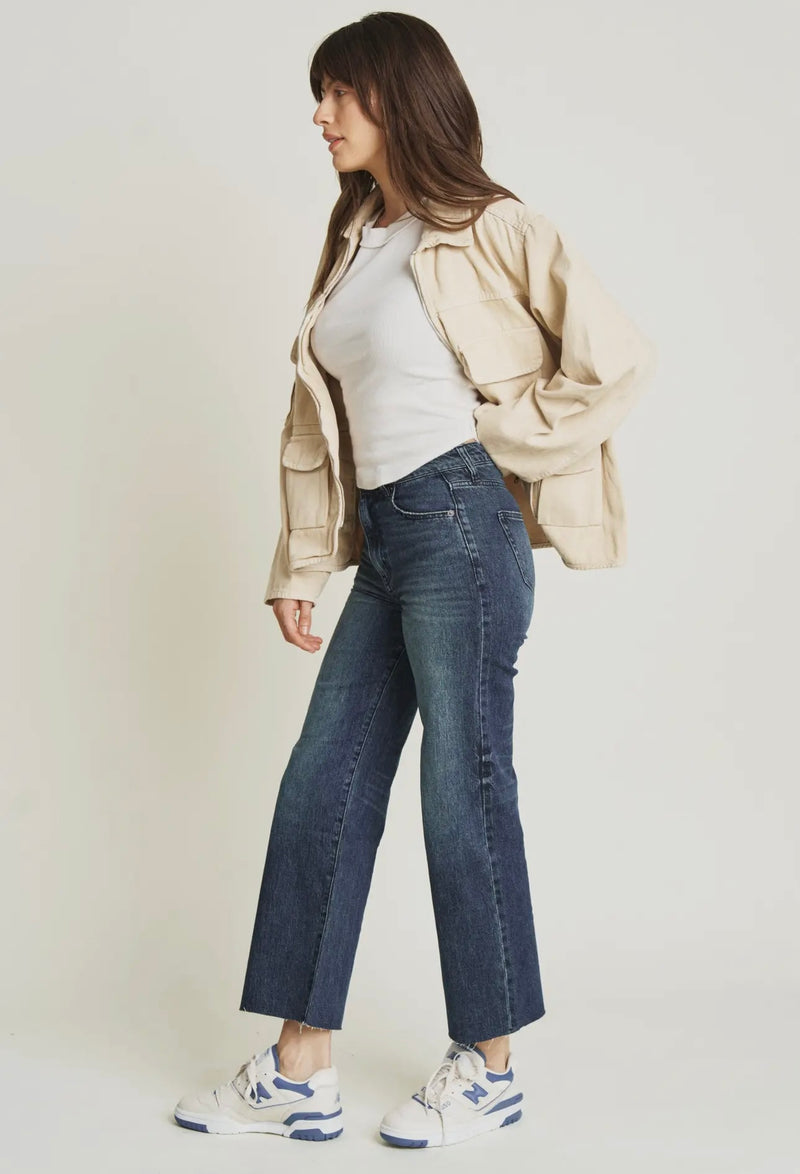 WFK-14 Aberdeen HR Wide Leg- Dark Blue