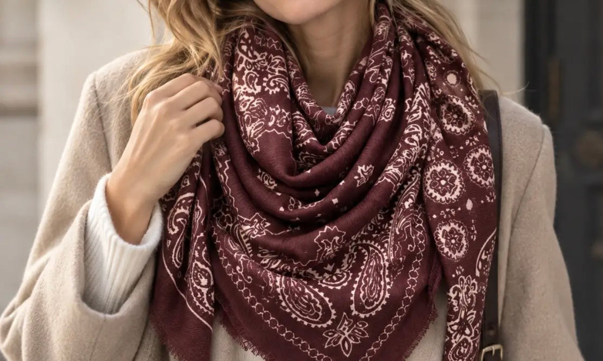 K18 Large Square Paisley Bandana