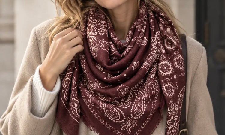 K18 Large Square Paisley Bandana