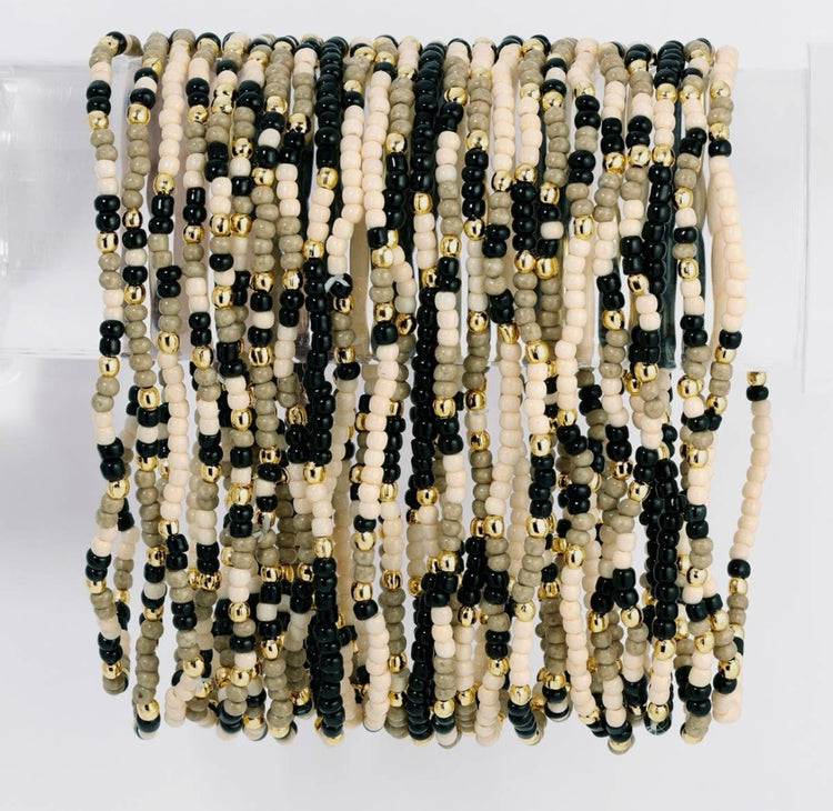 B1480-G Multi Seed bead Bracelet