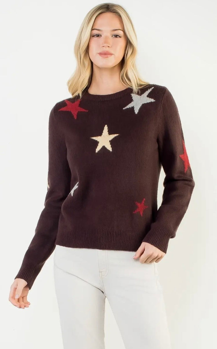Star Knit Sweater