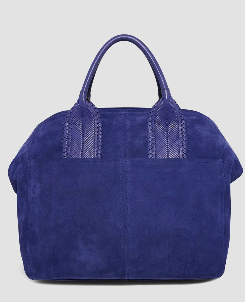 All For Love Convertible Top Zip Tote Dusk Suede