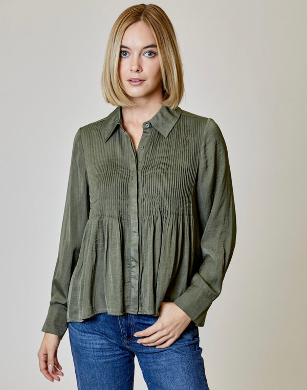 OMS0112006 Pleated Blouse