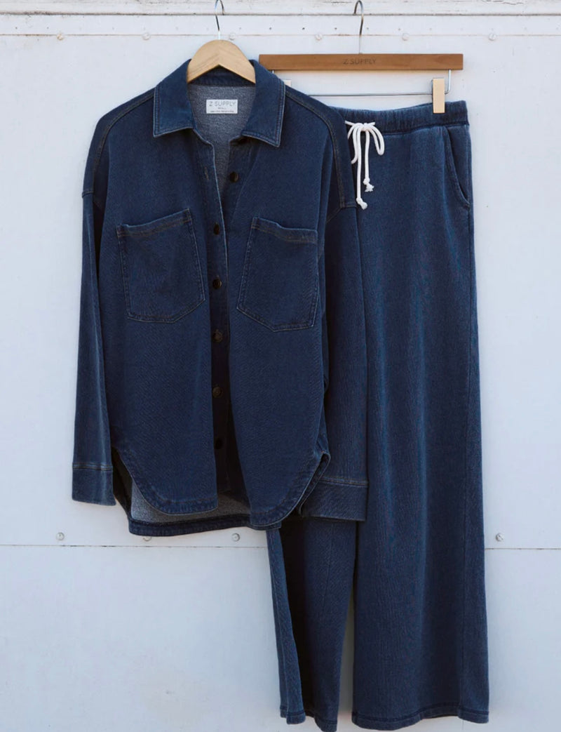 ZP253843 Hunter Knit Denim Pant - Indigo