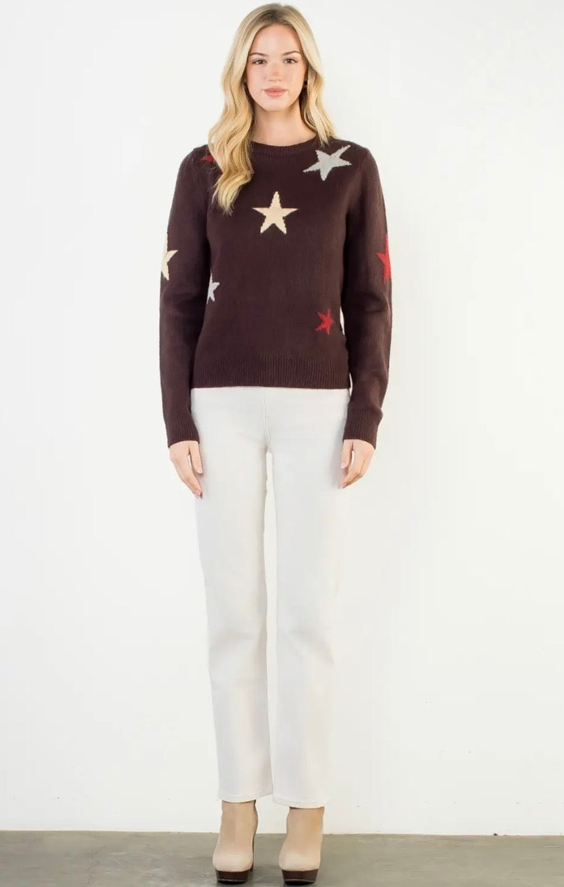 Star Knit Sweater