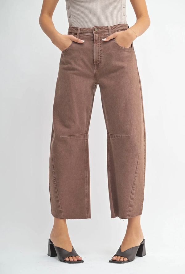 BP473J Barrel Jean-Espresso