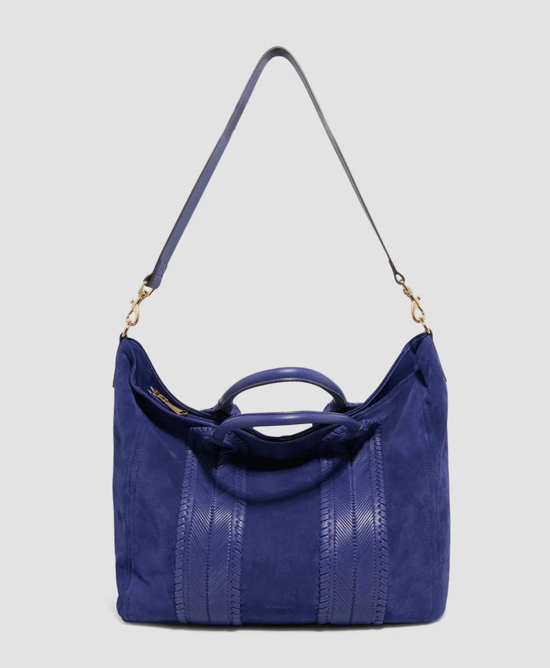 All For Love Convertible Top Zip Tote Dusk Suede