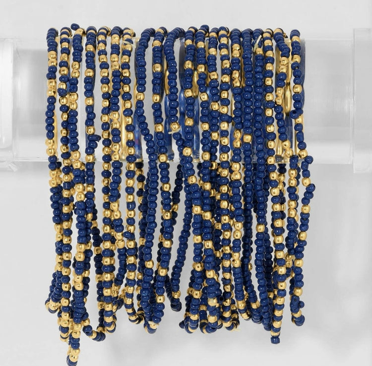 B1439-G Solid Seed Bead Bracelet