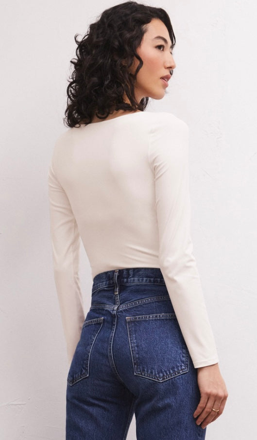 ZT234397 So Smooth V-Neck Bodysuit