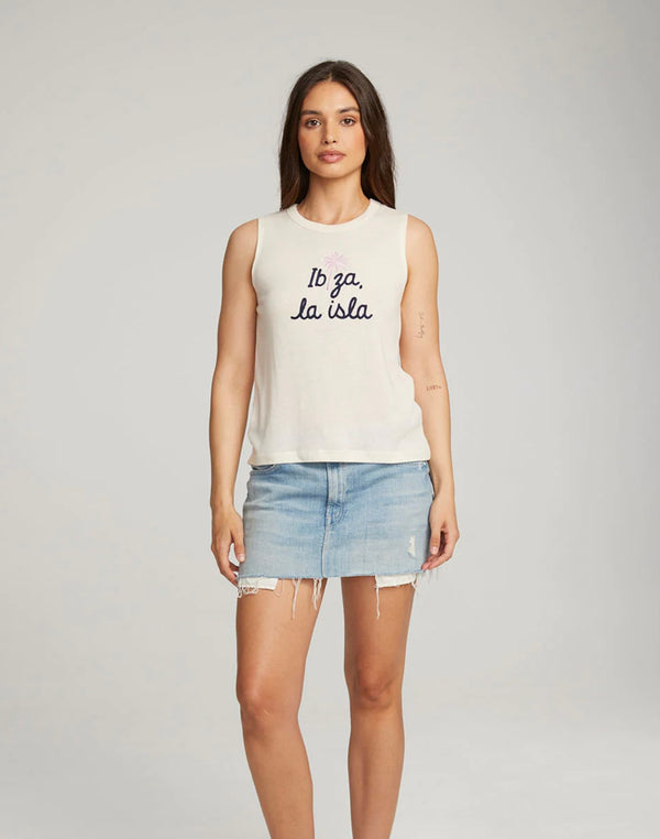 CW7603-CHA7567-AULT Bella Jersey Muscle Crop Tank