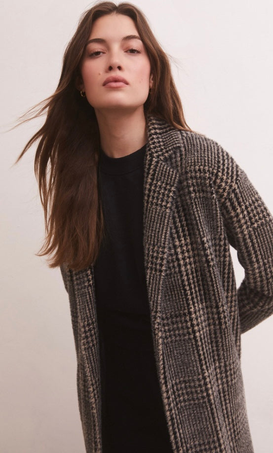 ZJ224575 Mason Houndstooth Coat