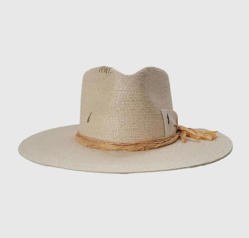 Alfie Women's Western Straw Hat in Raw Straw Color