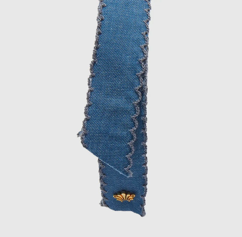 Denim Bardot Scalloped
Edge Headband