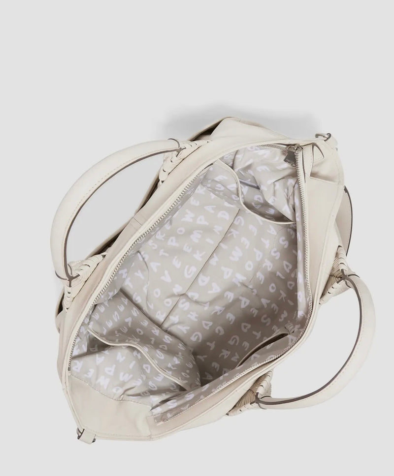All For Love Convertible Top Zip Tote Chalk