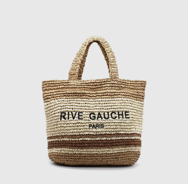 Crochet Tricolor Tote Bag
Rive Gauche