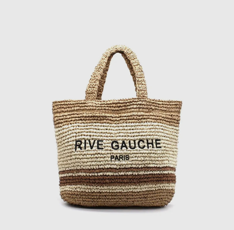 Crochet Tricolor Tote Bag
Rive Gauche