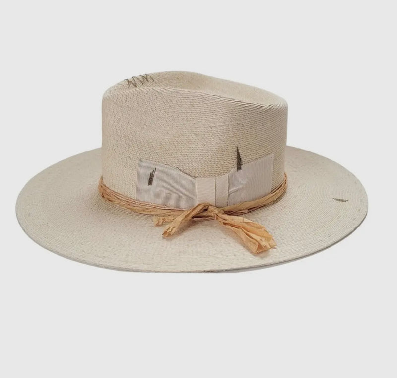 Alfie Women's Western Straw Hat in Raw Straw Color