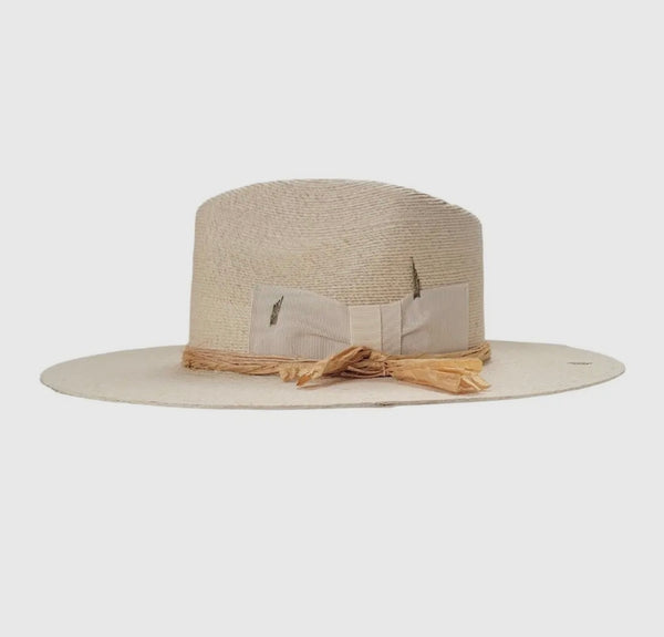 Alfie Women's Western Straw Hat in Raw Straw Color