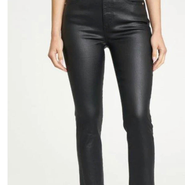 Daily Driver Black Coated High Rise Skinny Jeans