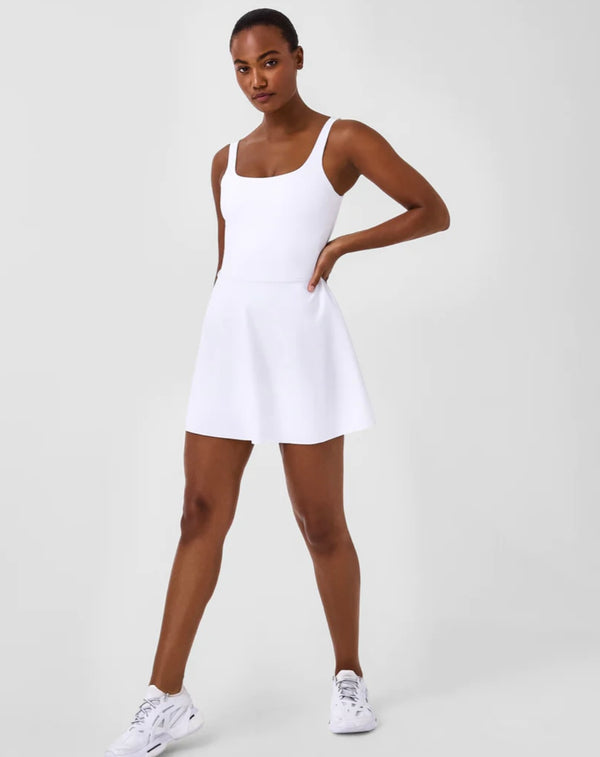 50484R The Get Moving Easy Access Square Neck Dress