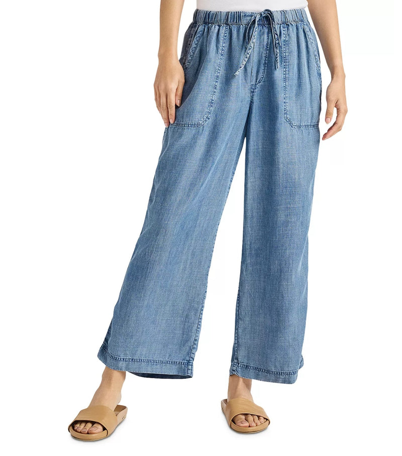 RS3C953S Angie Wide Leg Chambray Pant