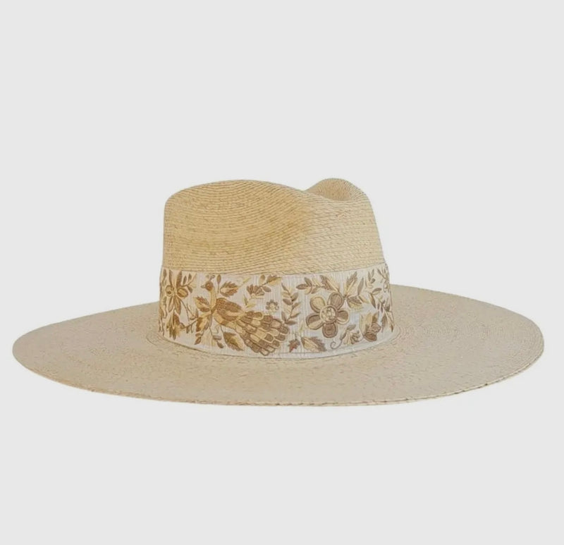 Clef Women's Western Wide Brim Straw Hat